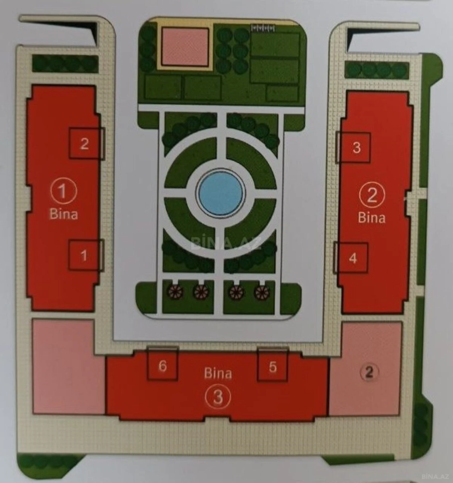 Satılır 1 otaqlı mənzil 44 m²