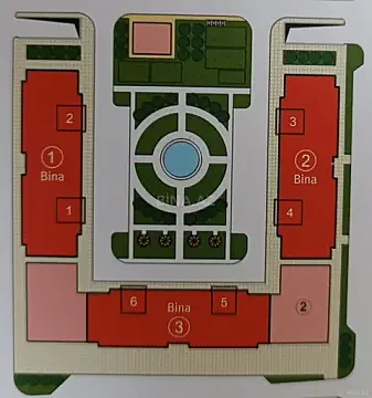 Satılır 1 otaqlı mənzil 44 m²