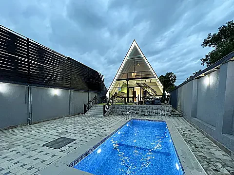 Kirayə verilir 4 otaqlı həyət evi 120 m² — Qəbələ 4 otaq 120.00 m²