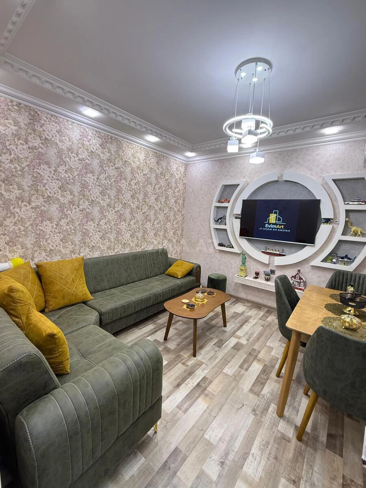 Satılır 2 otaqlı mənzil 62 m²