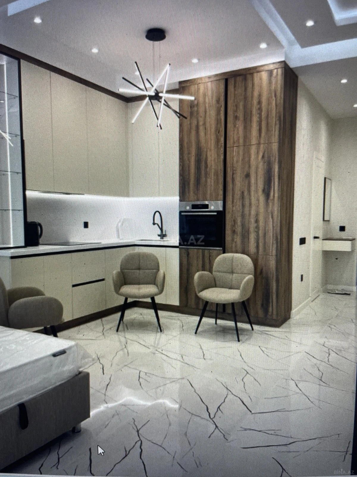 Kirayə verilir 1 otaqlı mənzil 57 m²