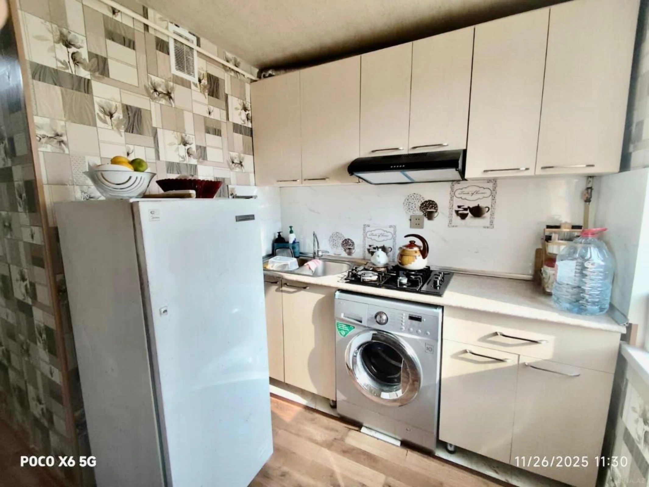 Kirayə verilir 1 otaqlı mənzil 40 m²