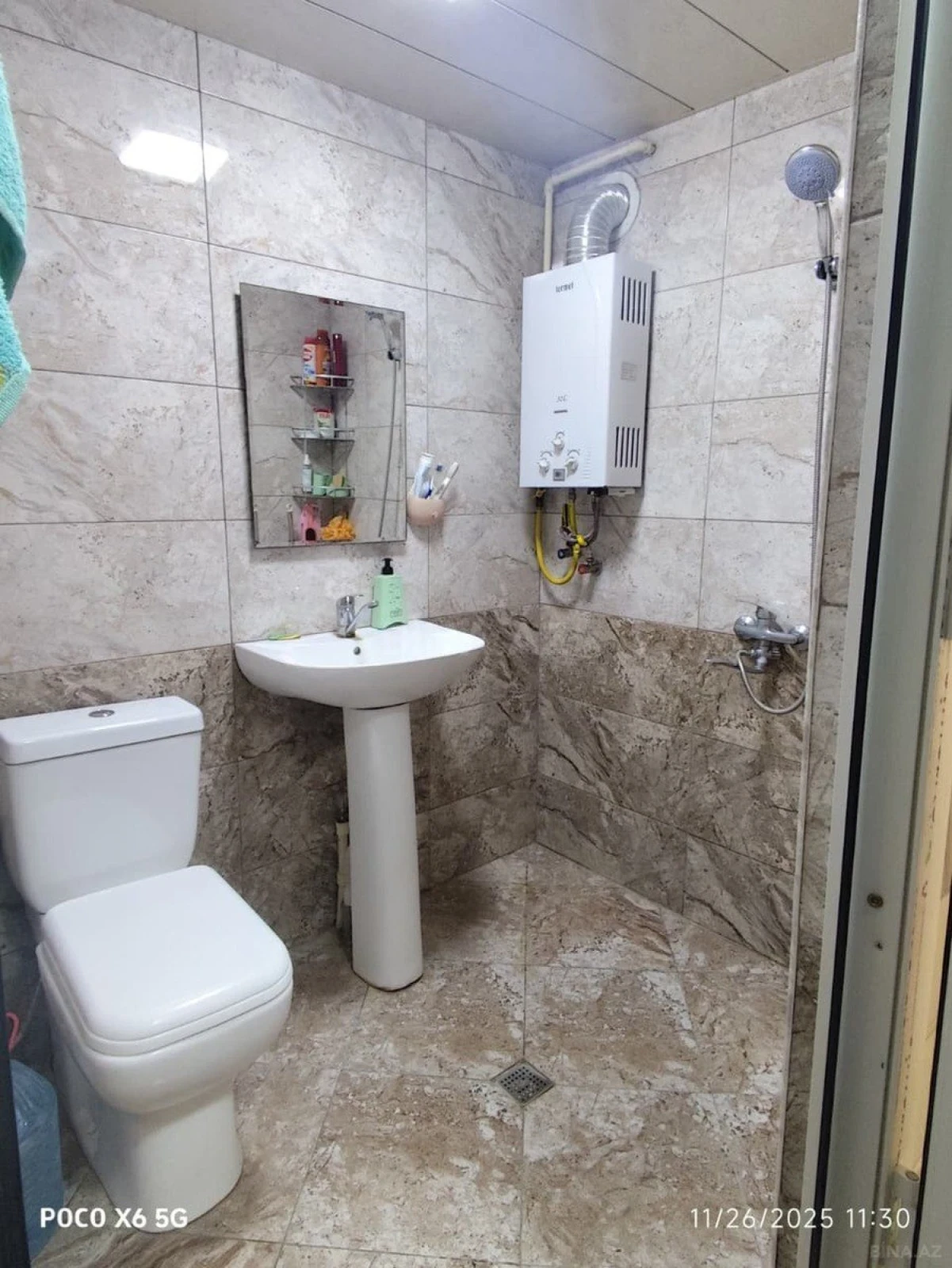 Kirayə verilir 2 otaqlı mənzil 45 m²