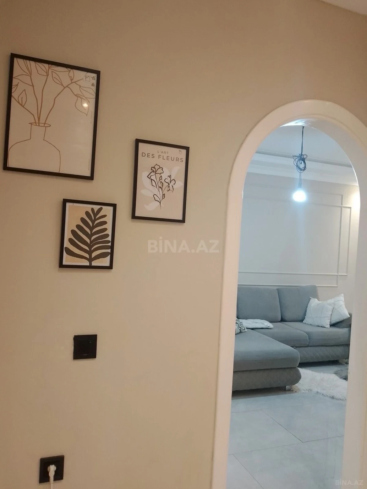 Kirayə verilir 2 otaqlı mənzil 55 m²