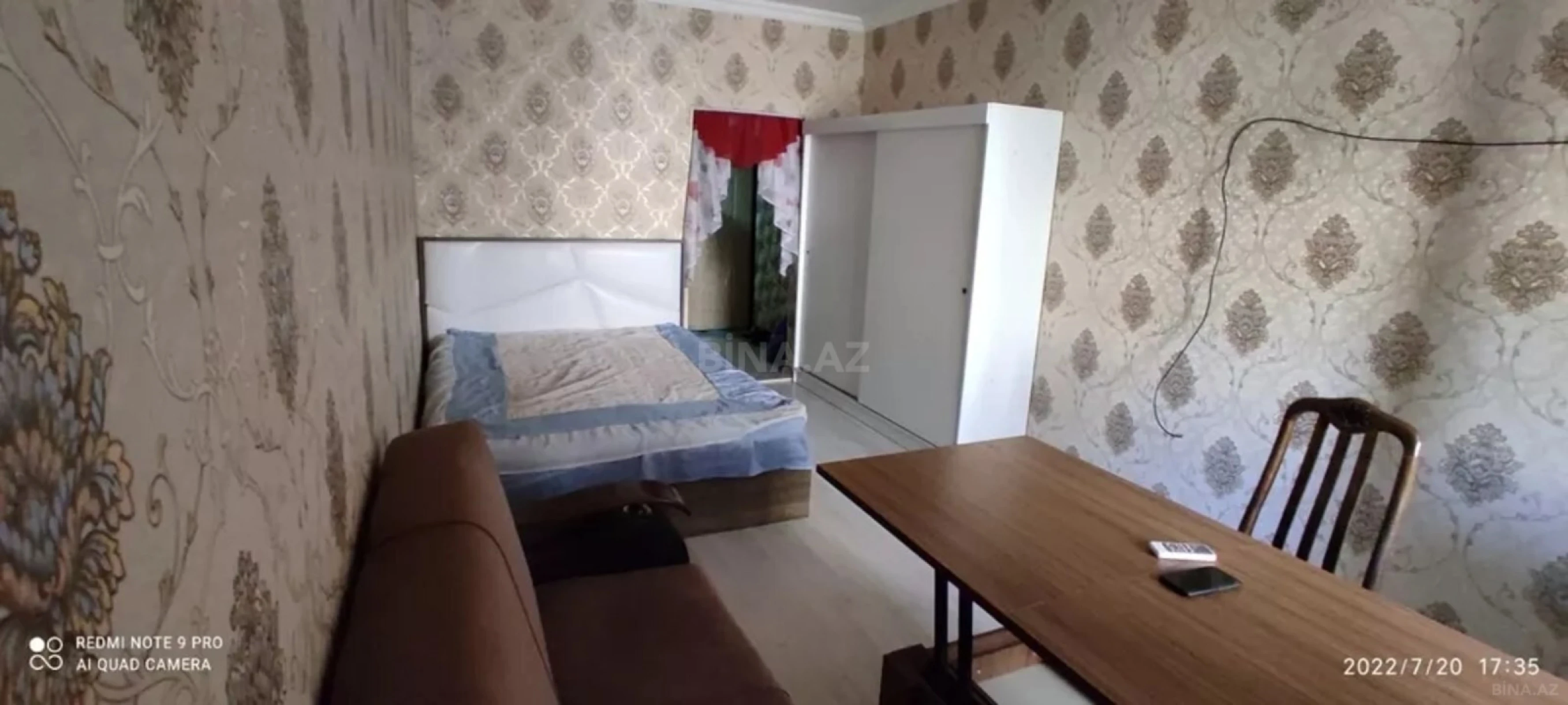 Kirayə verilir 1 otaqlı mənzil 25 m²