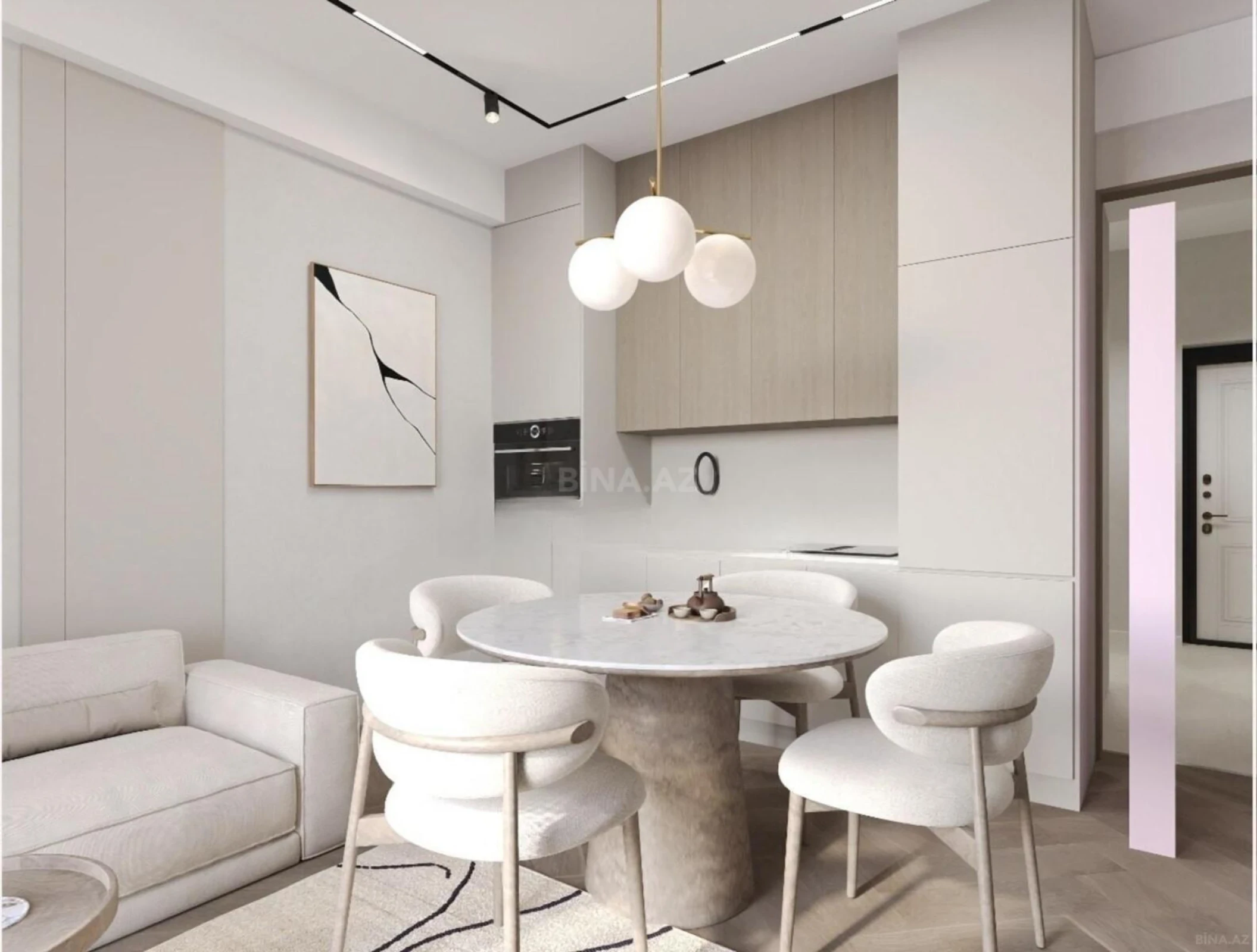 Satılır 2 otaqlı mənzil 51 m²