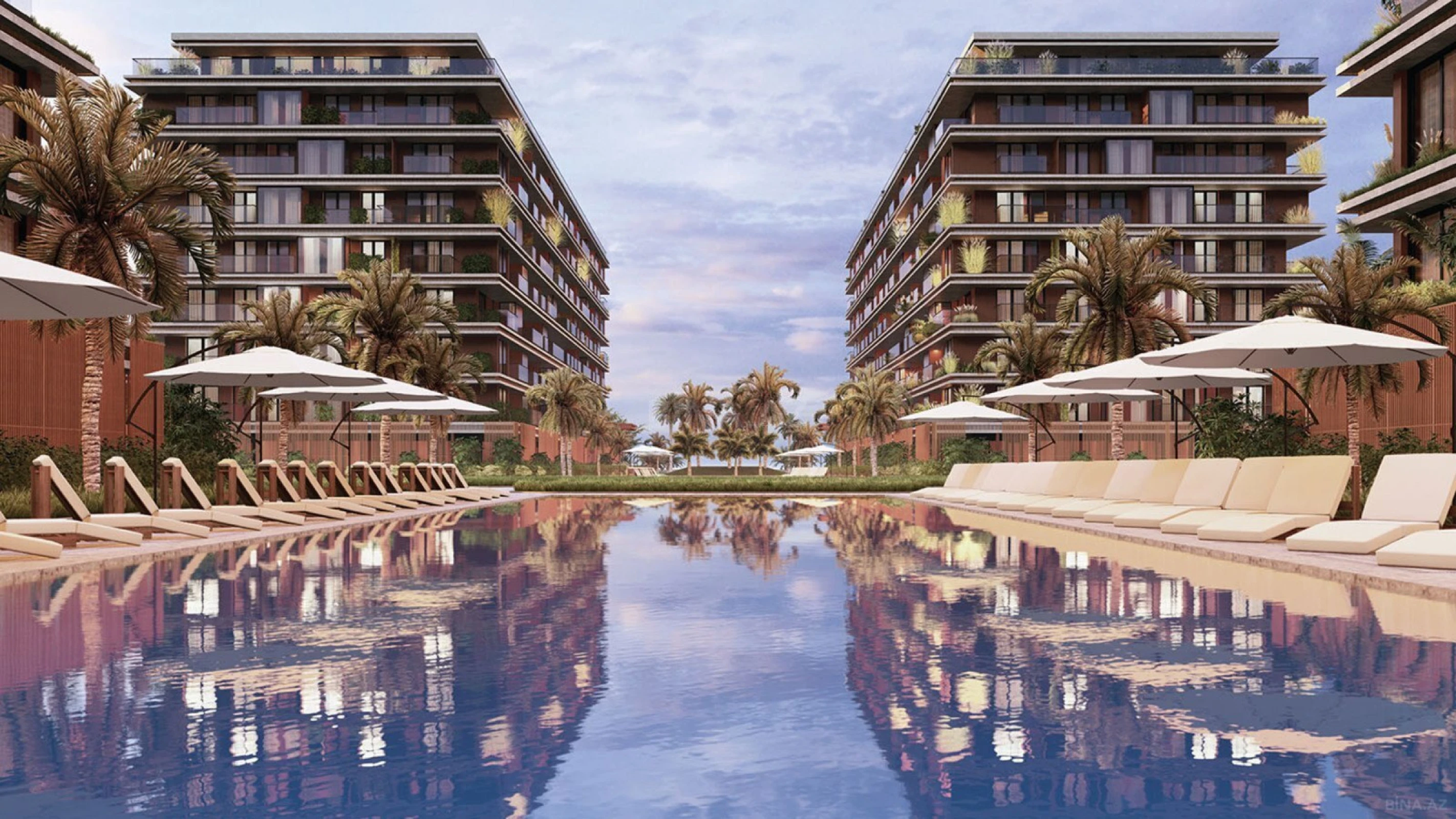 Satılır 1 otaqlı mənzil 58 m²