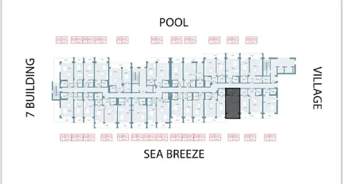 Satılır 1 otaqlı mənzil 55.6 m²