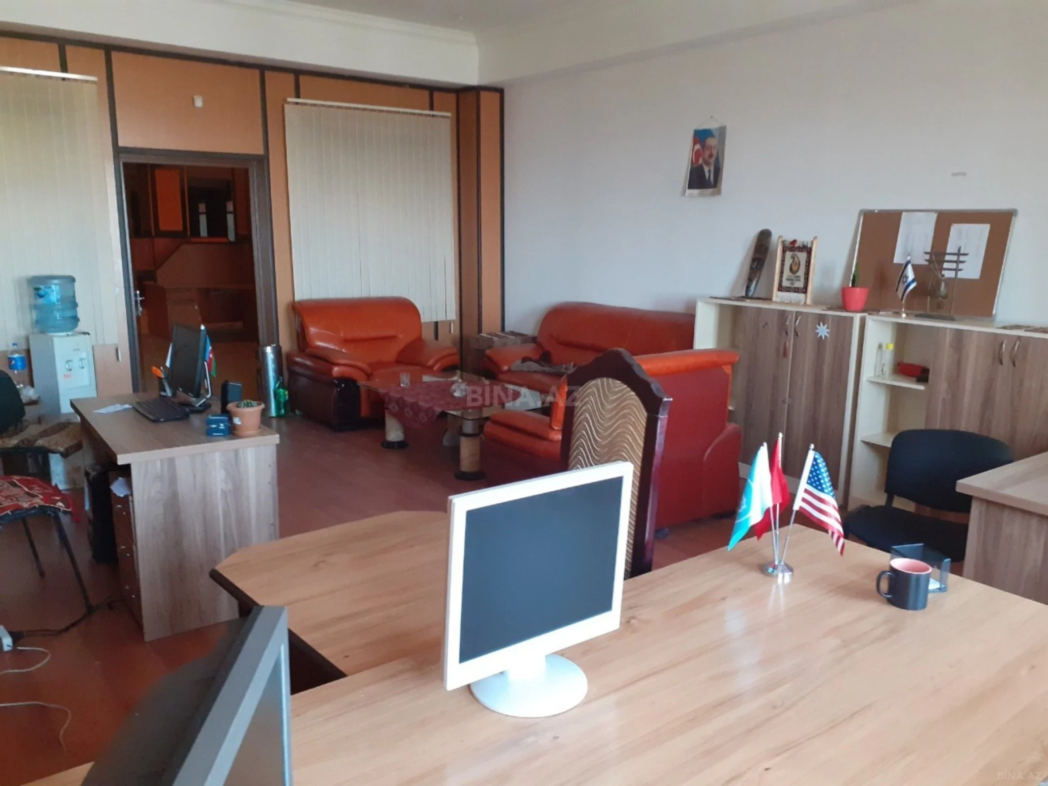 Kirayə verilir 1 otaqlı ofis 45 m²