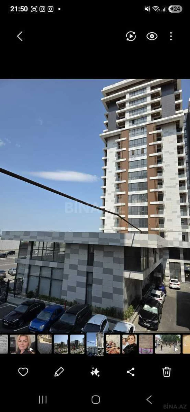 Kirayə verilir 2 otaqlı mənzil 75 m²