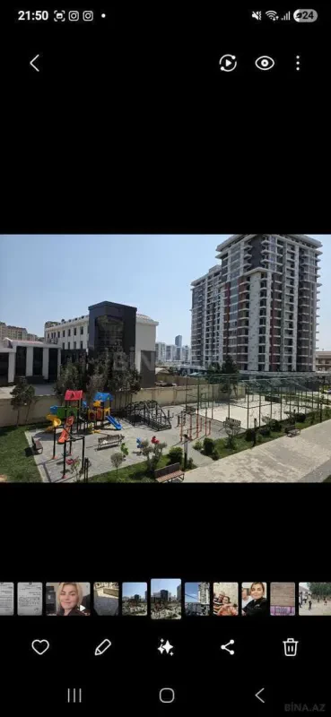 Kirayə verilir 2 otaqlı mənzil 75 m²