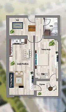 Satılır 1 otaqlı mənzil 78.5 m²