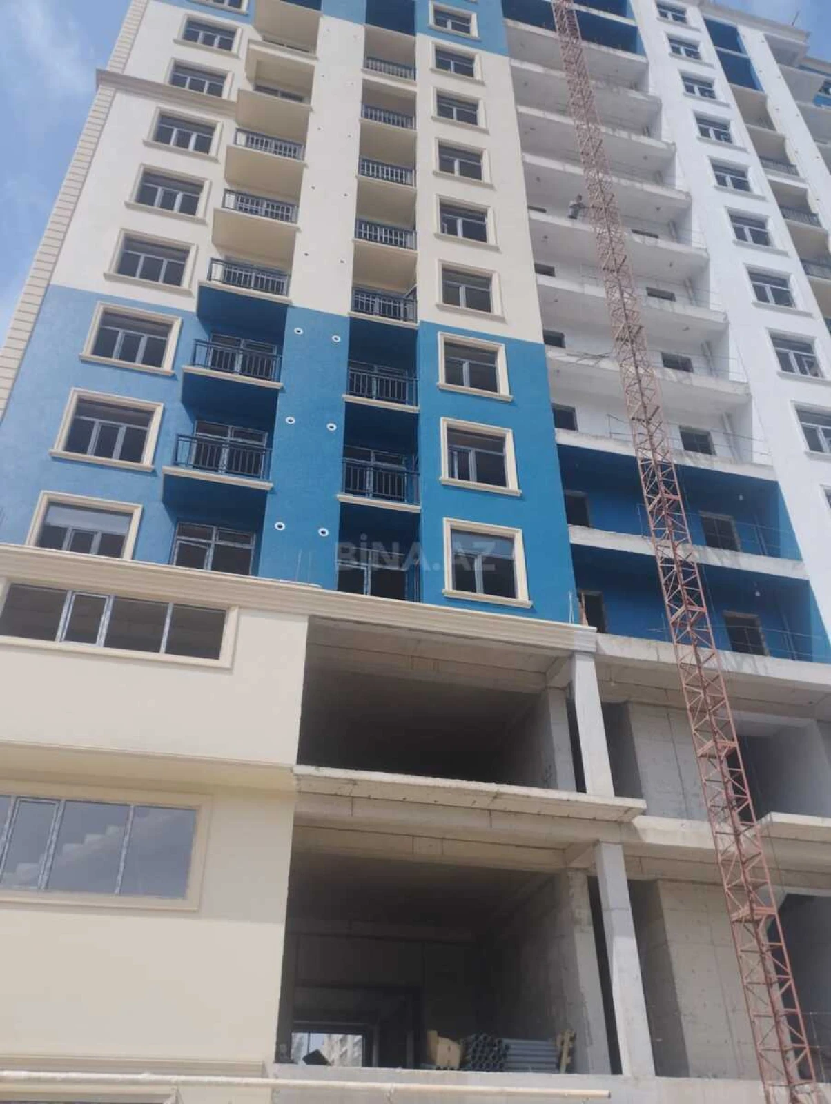 Satılır 1 otaqlı mənzil 44.3 m²