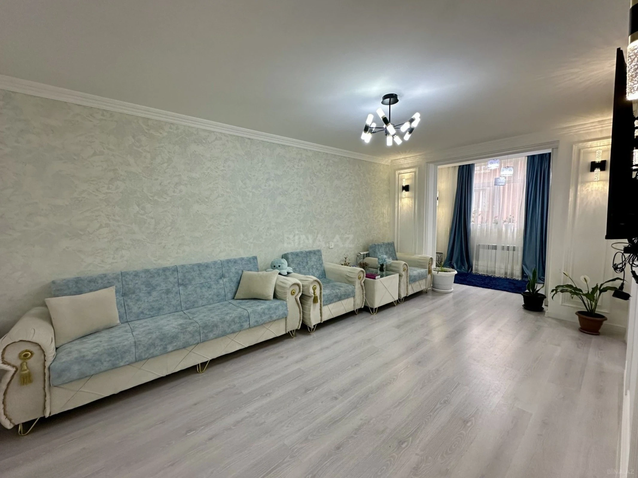 Satılır 2 otaqlı mənzil 43.6 m²