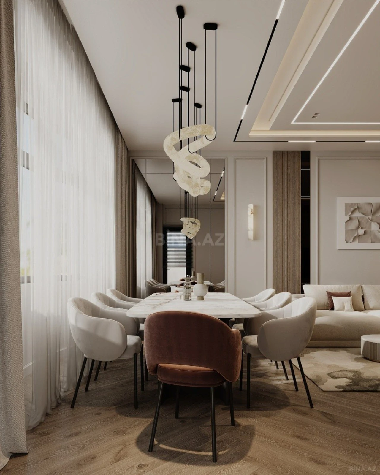 Satılır 3 otaqlı mənzil 125 m²