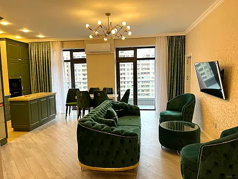 Kirayə verilir 3 otaqlı mənzil 110 m² — Bakı 3 otaq 110.00 m²
