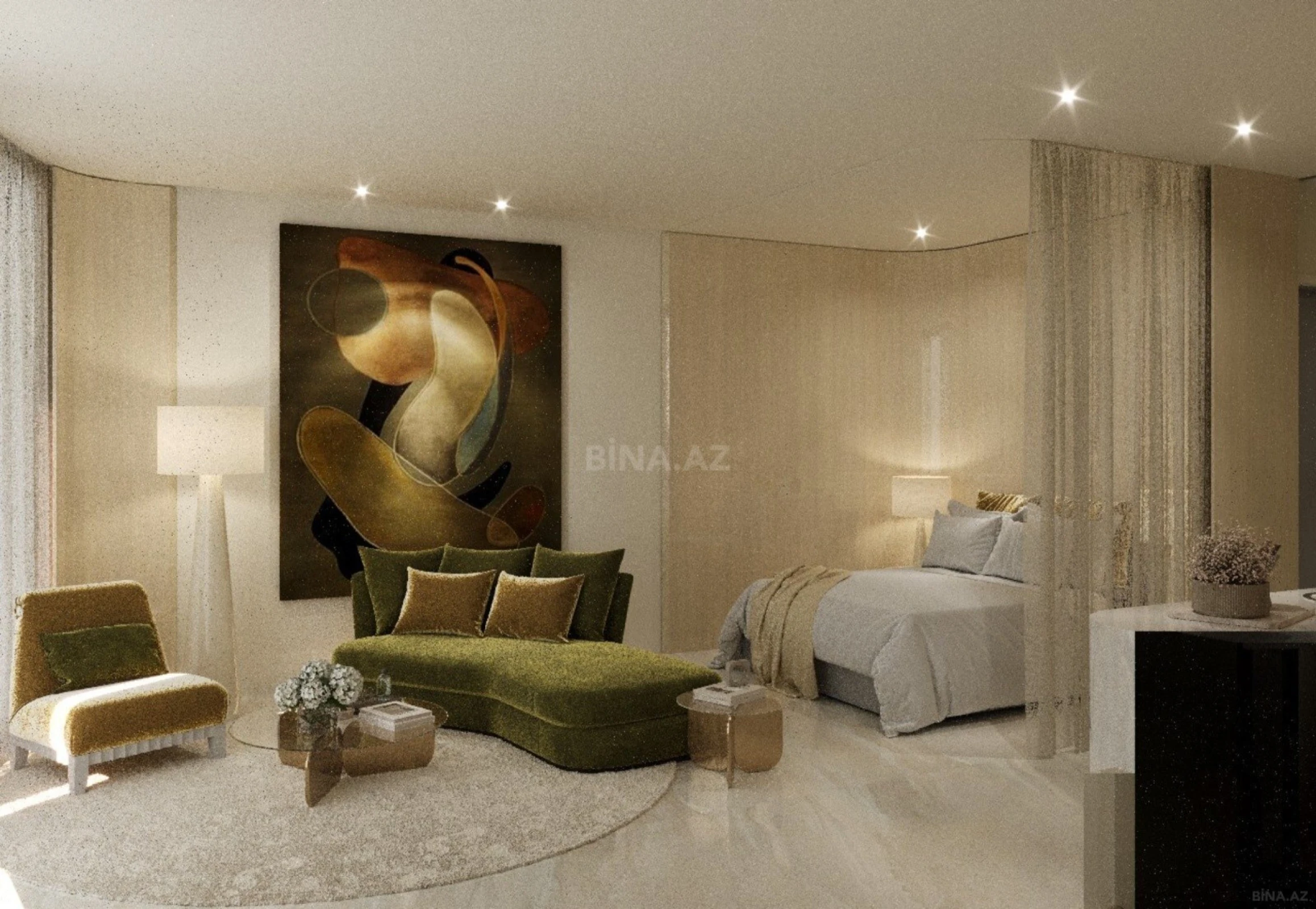 Satılır 2 otaqlı mənzil 90.5 m²