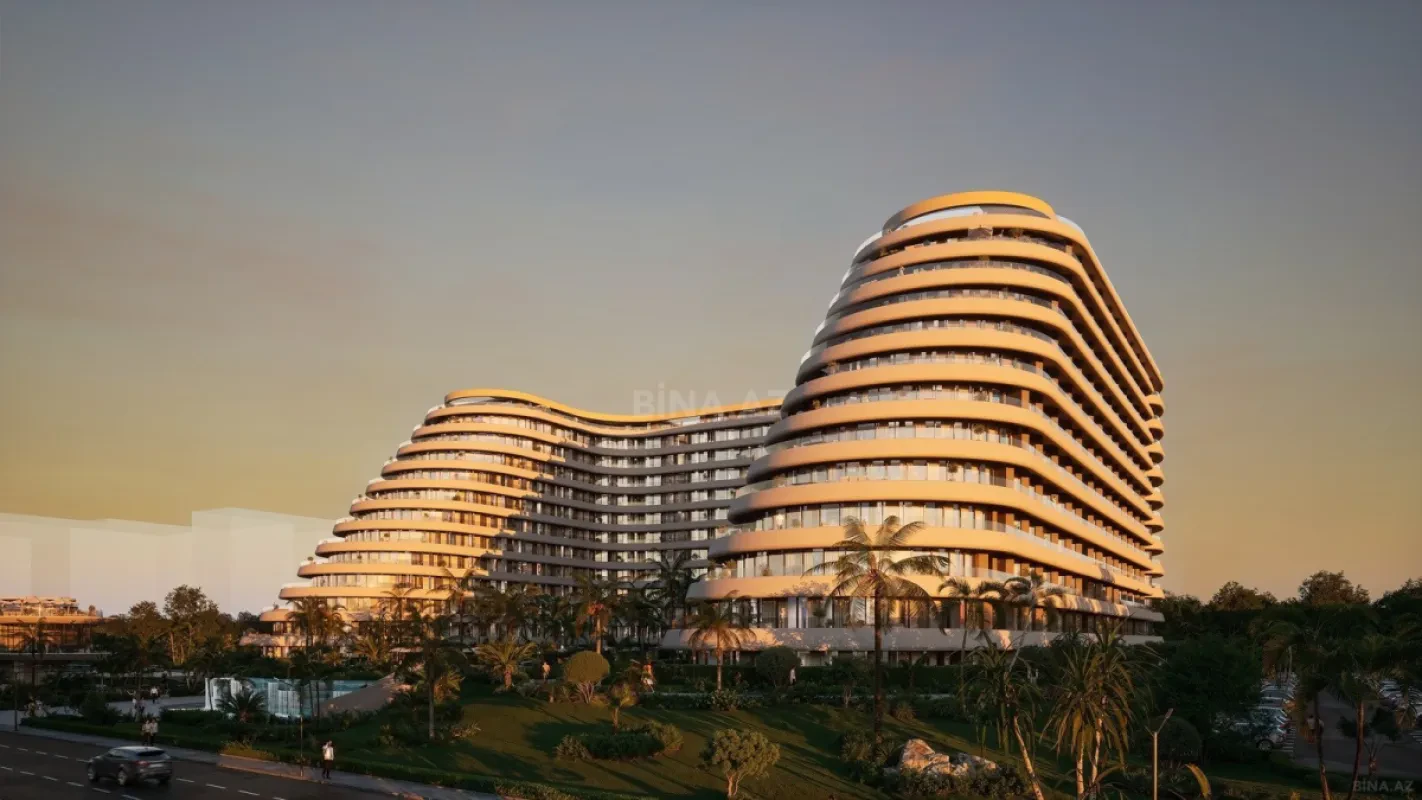 Satılır 1 otaqlı mənzil 43.7 m²