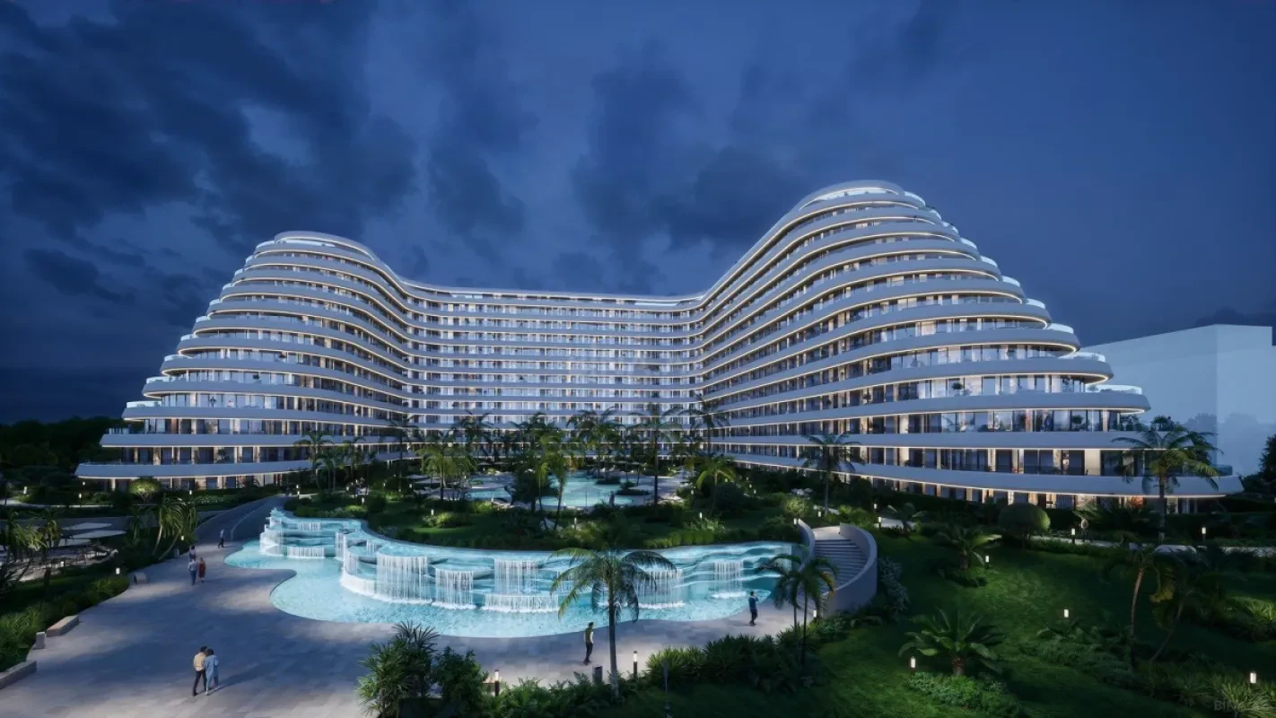 Satılır 1 otaqlı mənzil 43.7 m²