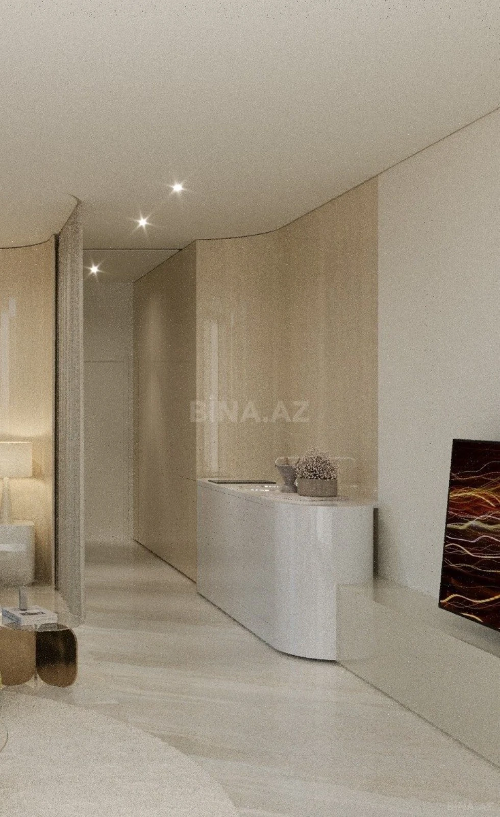 Satılır 1 otaqlı mənzil 58.9 m²
