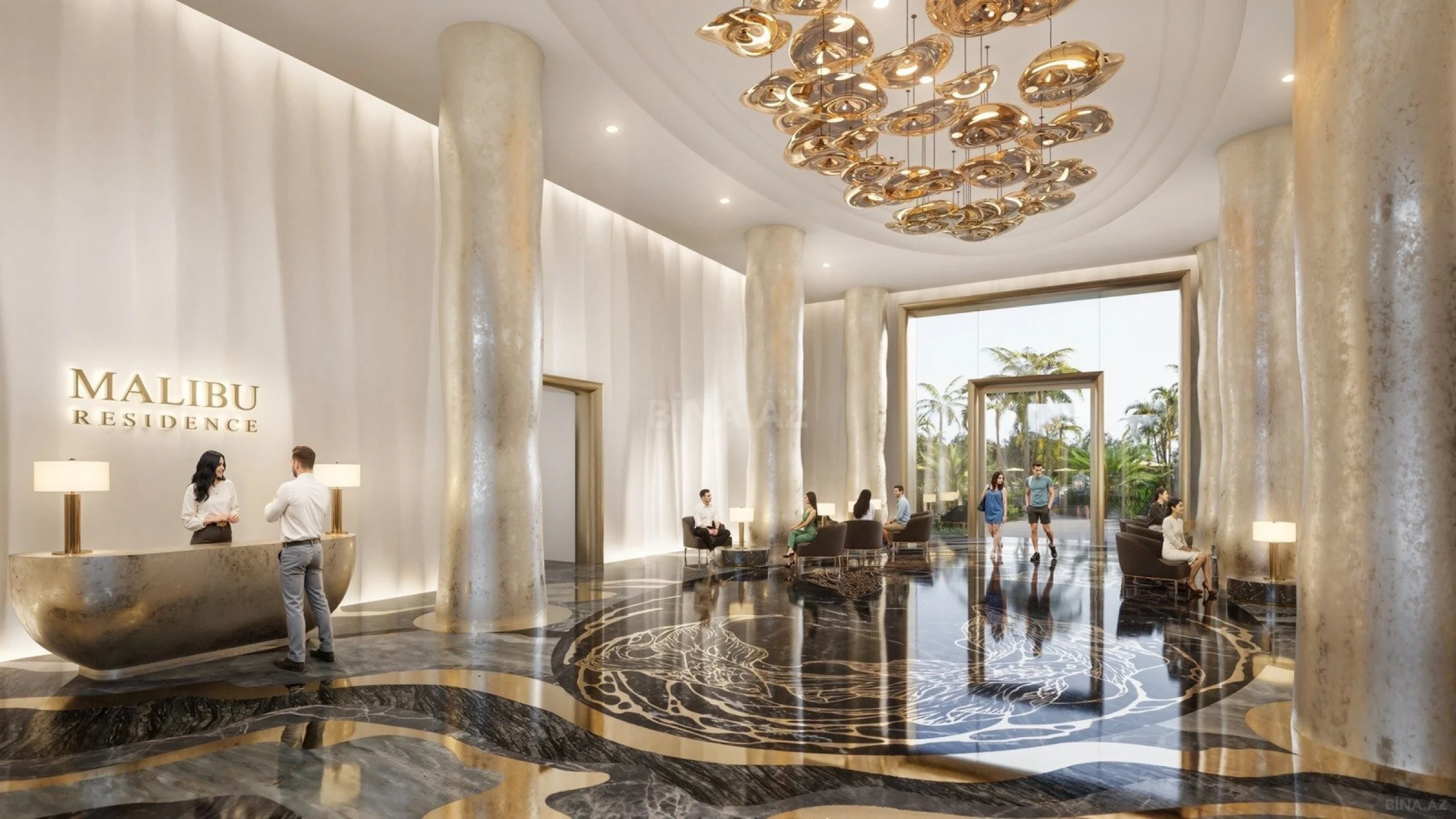 Satılır 1 otaqlı mənzil 43 m²