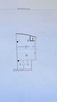 Satılır 2 otaqlı mənzil 55 m²