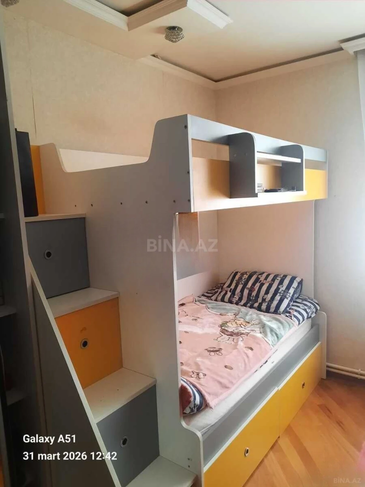 Kirayə verilir 3 otaqlı mənzil 80 m²
