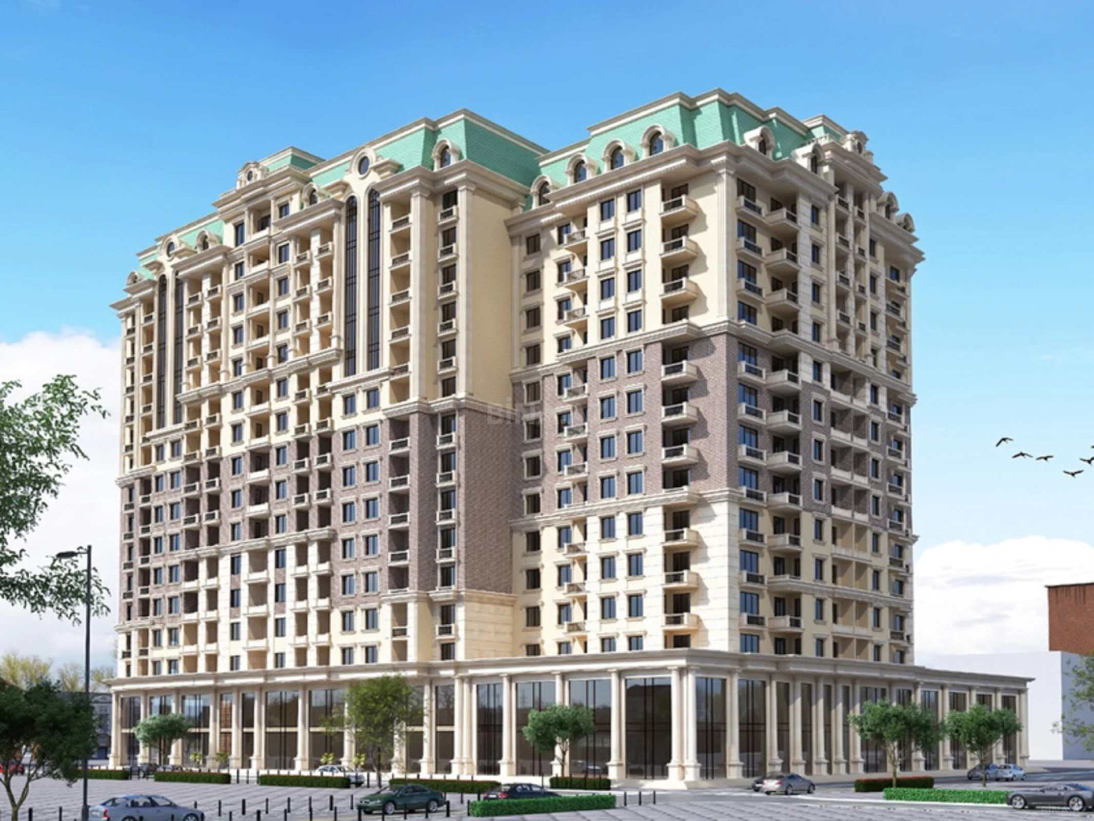 Satılır 4 otaqlı mənzil 215 m²