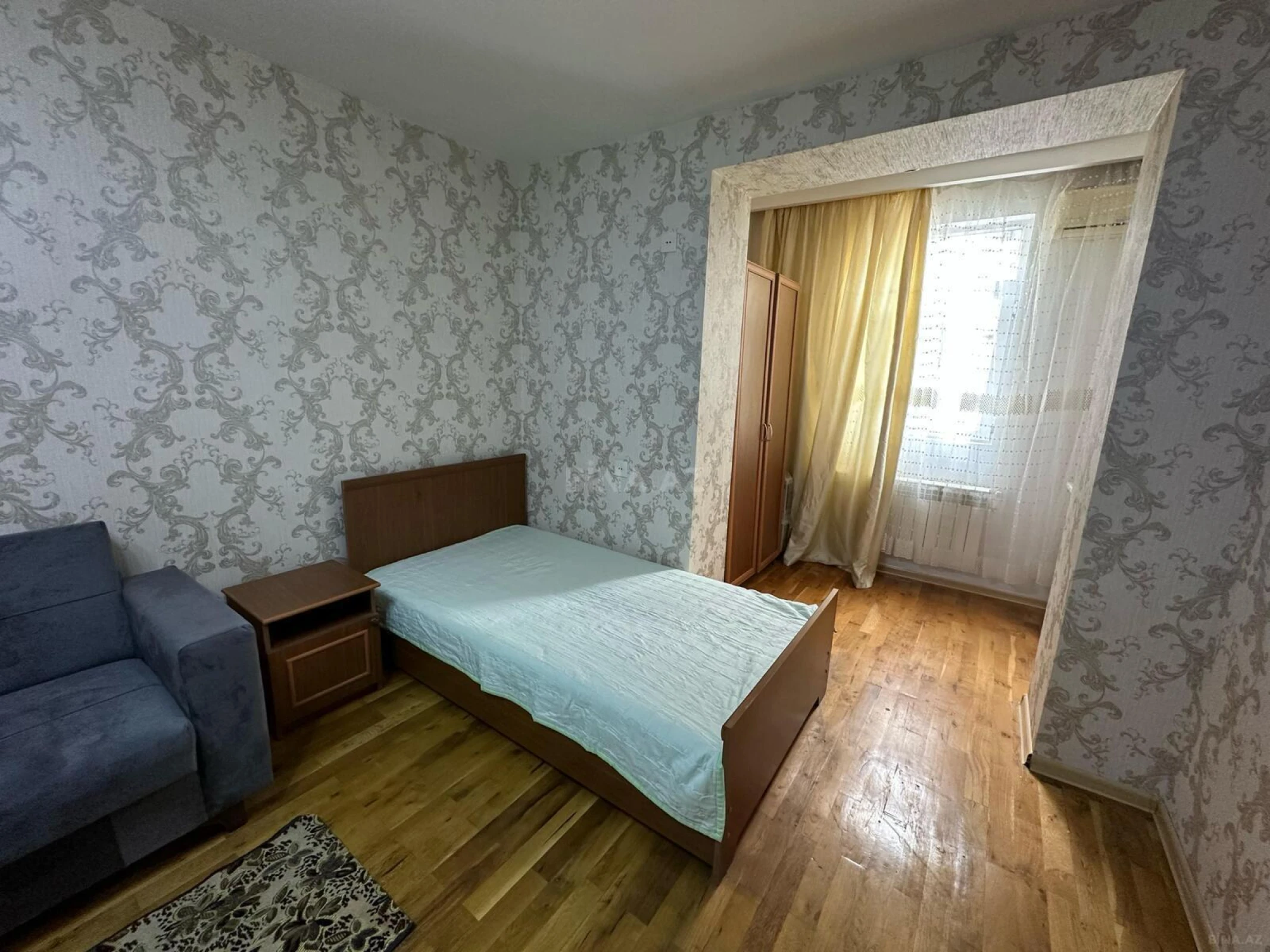 Kirayə verilir 1 otaqlı mənzil 40 m²