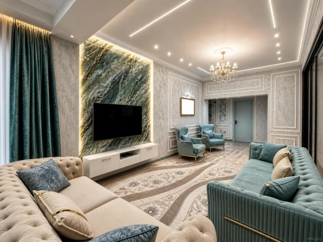 Satılır 3 otaqlı mənzil 117 m²