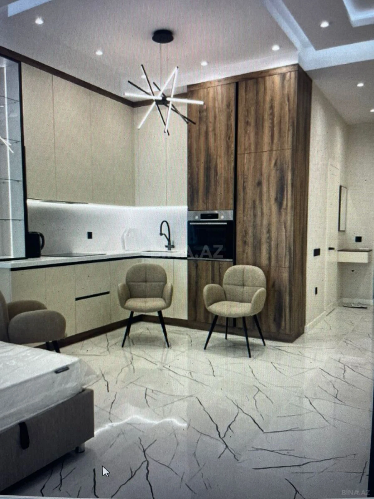Kirayə verilir 1 otaqlı mənzil 57 m²