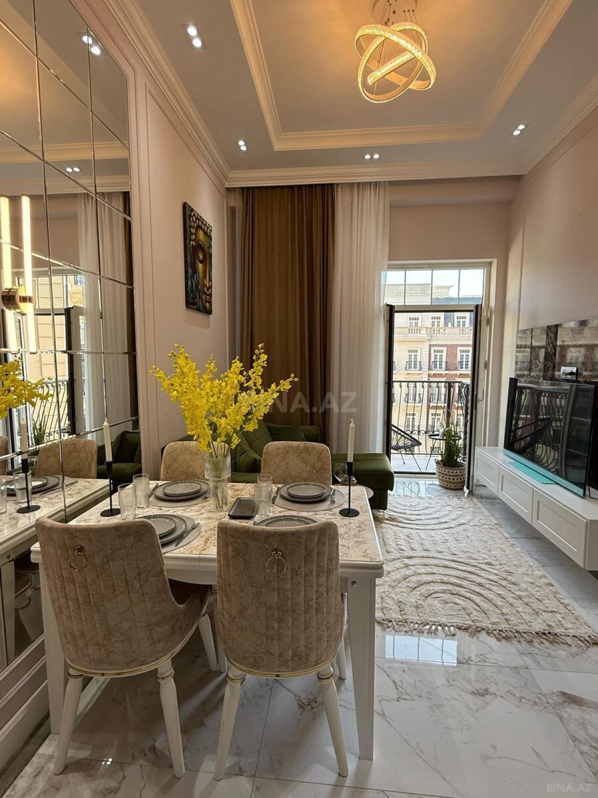 Kirayə verilir 3 otaqlı mənzil 66 m²