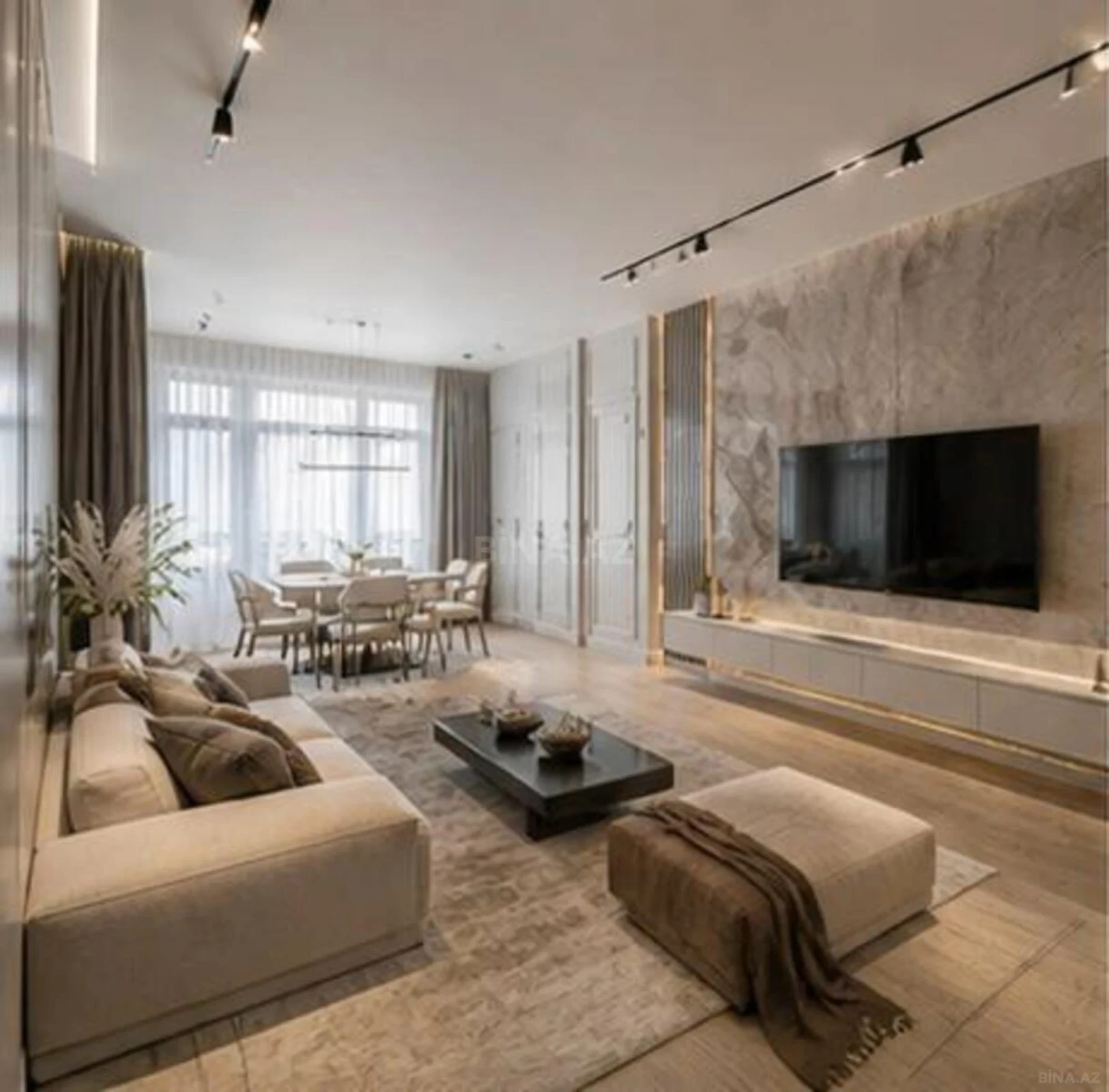 Kirayə verilir 2 otaqlı mənzil 100 m²