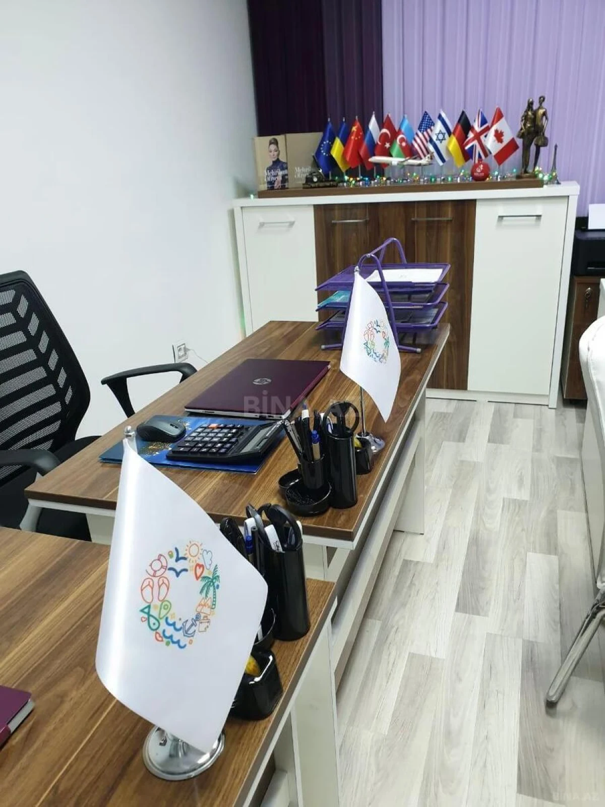 Kirayə verilir 1 otaqlı ofis 65 m²