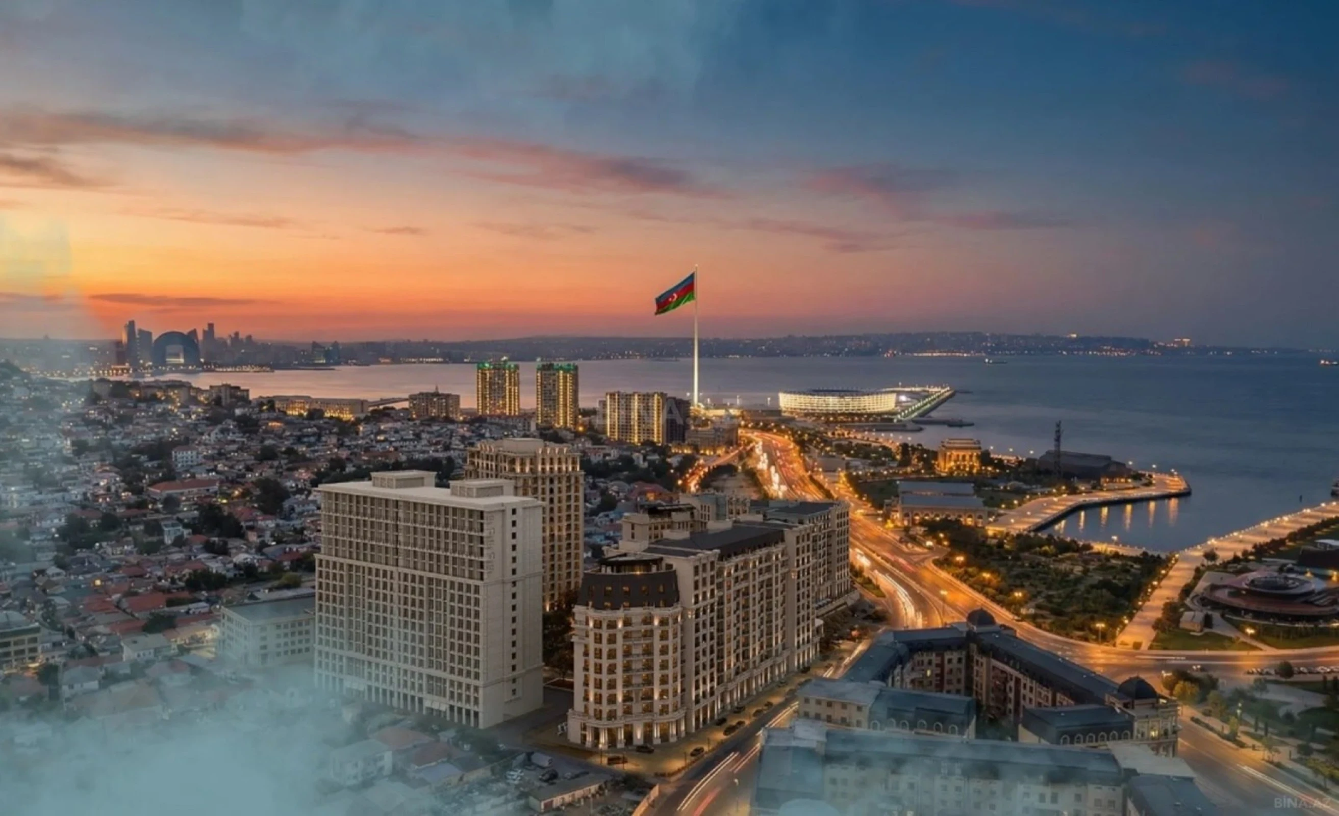 Satılır 2 otaqlı mənzil 64.5 m²