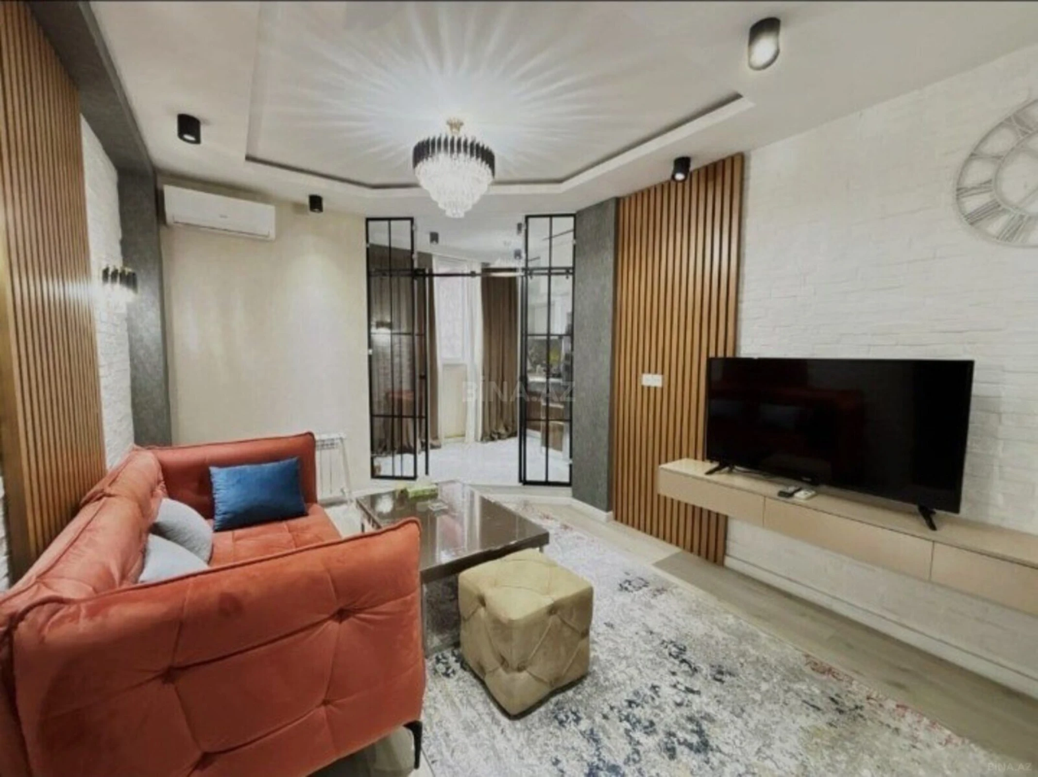 Kirayə verilir 1 otaqlı mənzil 55 m²