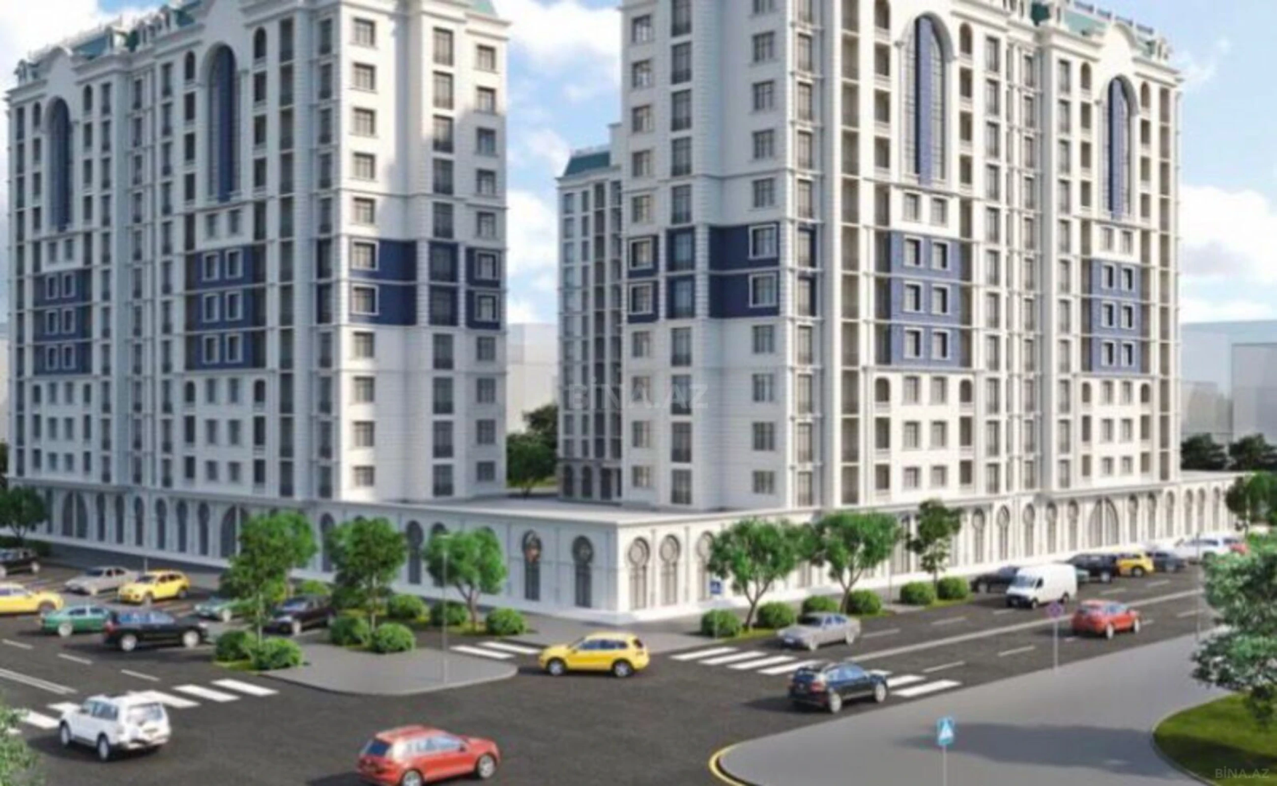 Satılır 1 otaqlı mənzil 44 m²