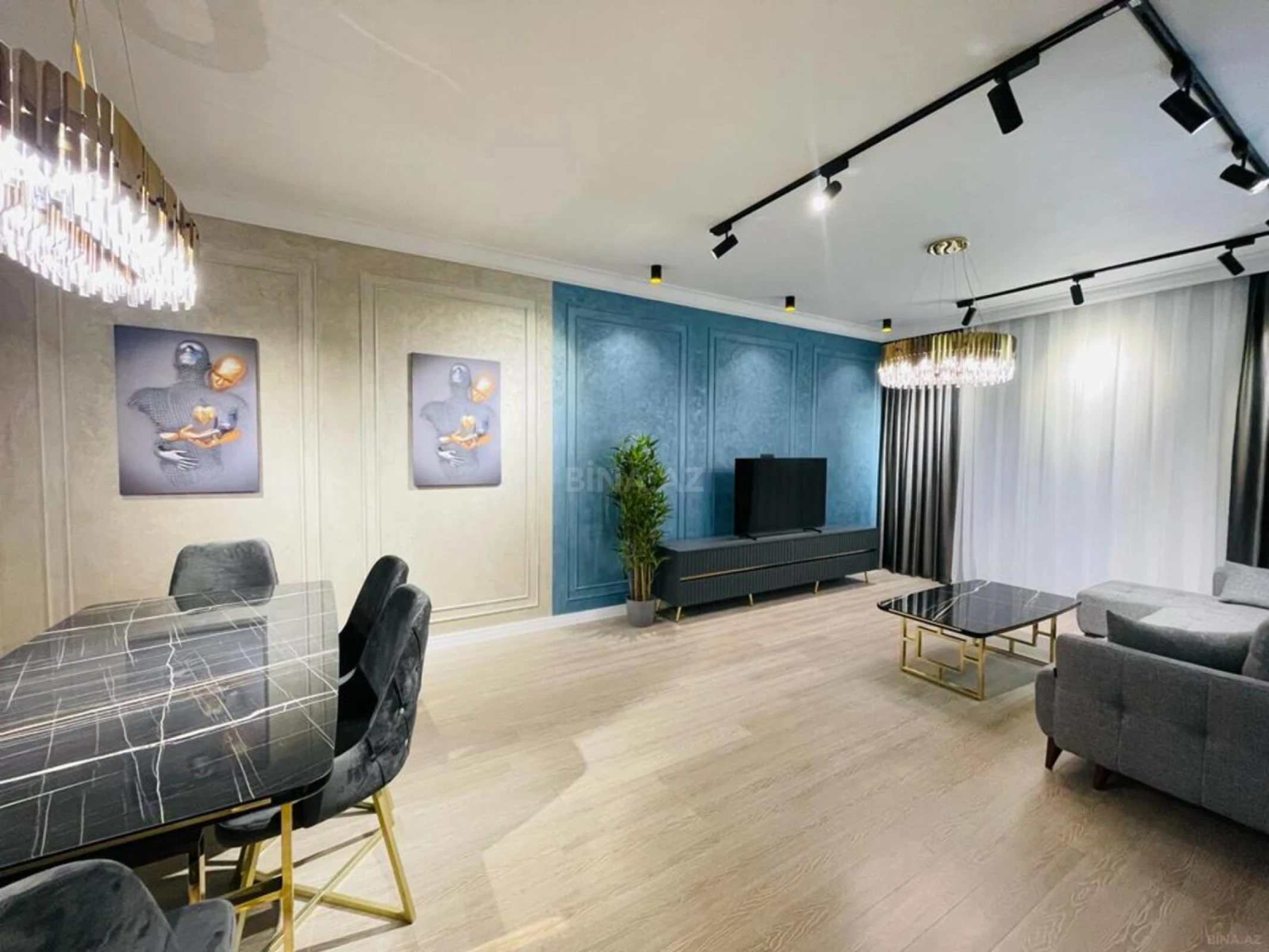 Kirayə verilir 2 otaqlı mənzil 105 m²