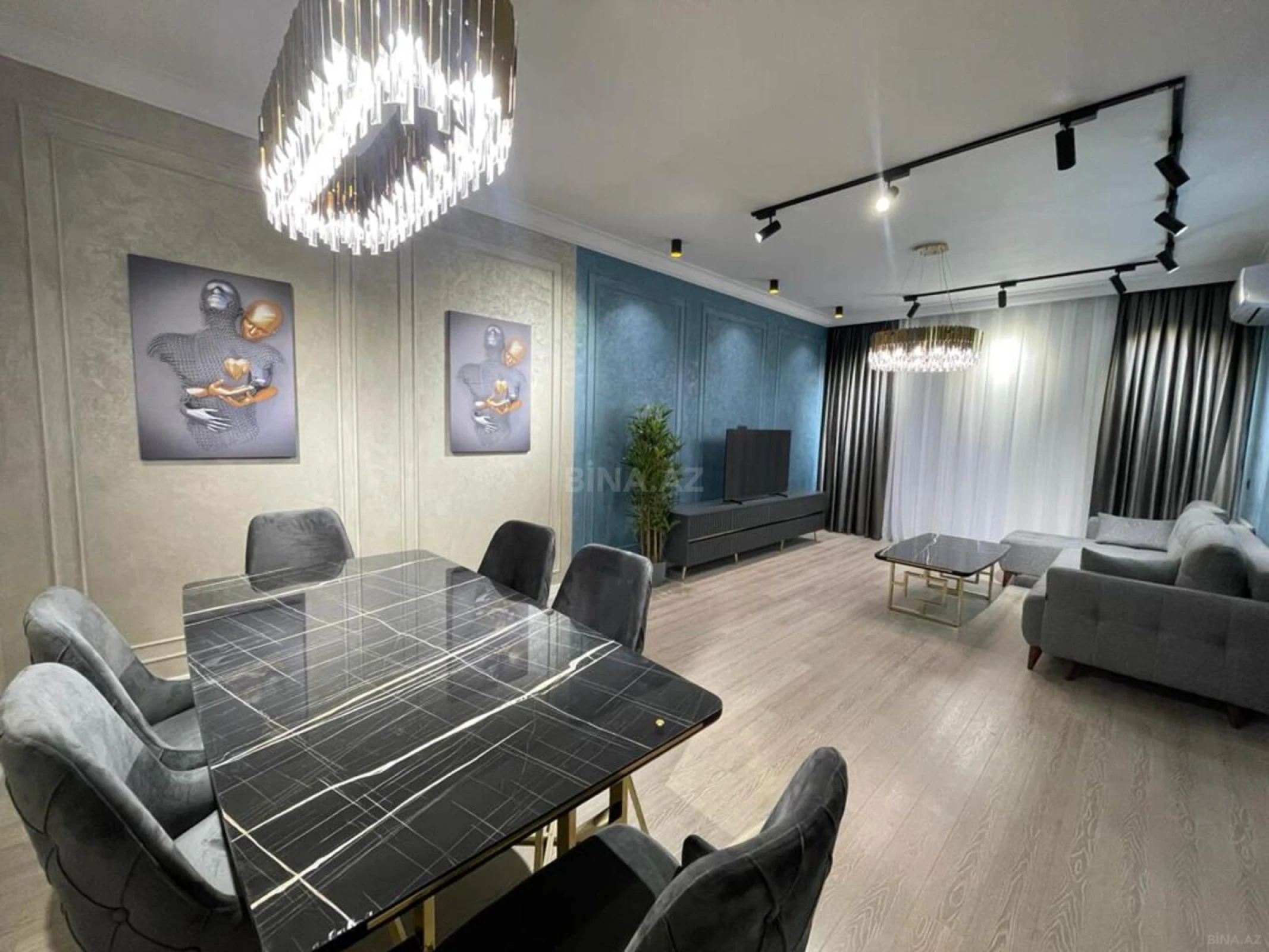 Kirayə verilir 2 otaqlı mənzil 105 m²