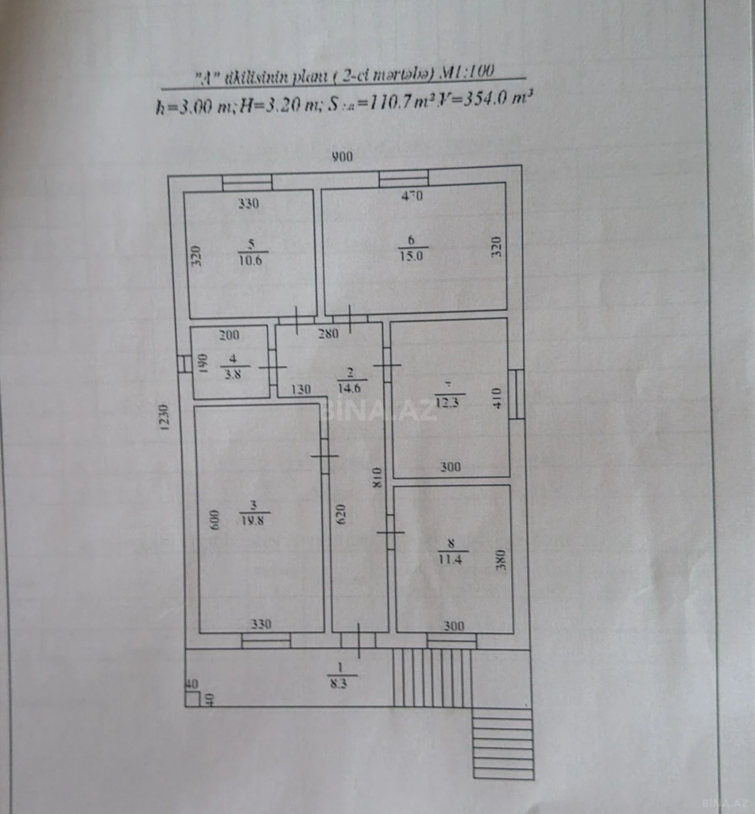Satılır 6 otaqlı həyət evi 175.5 m²