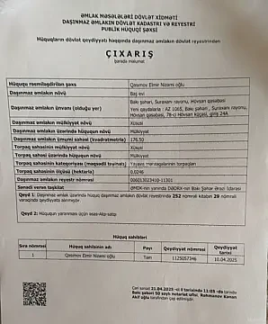 Satılır 6 otaqlı həyət evi 175.5 m²