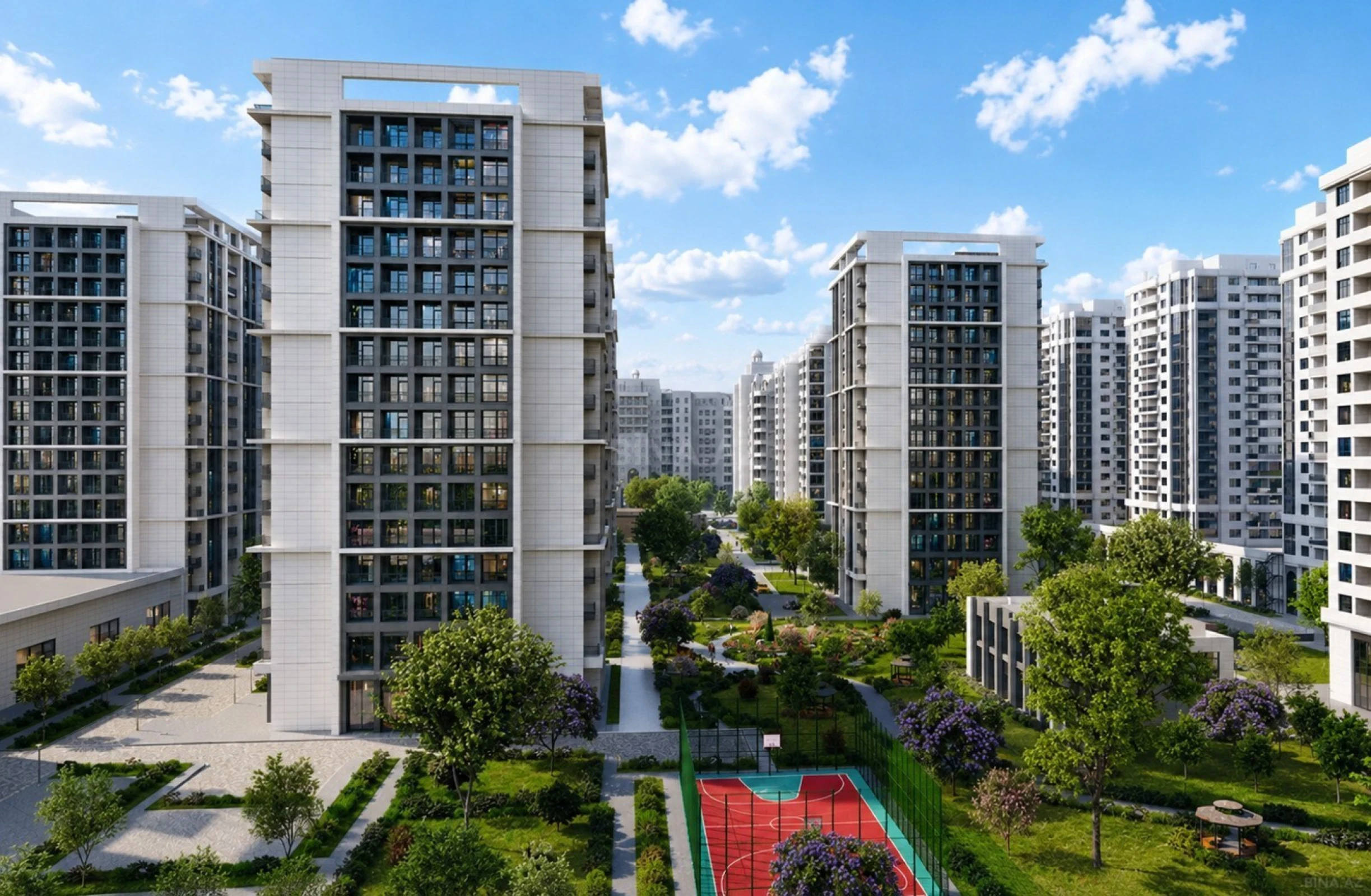 Satılır 4 otaqlı mənzil 172.8 m²