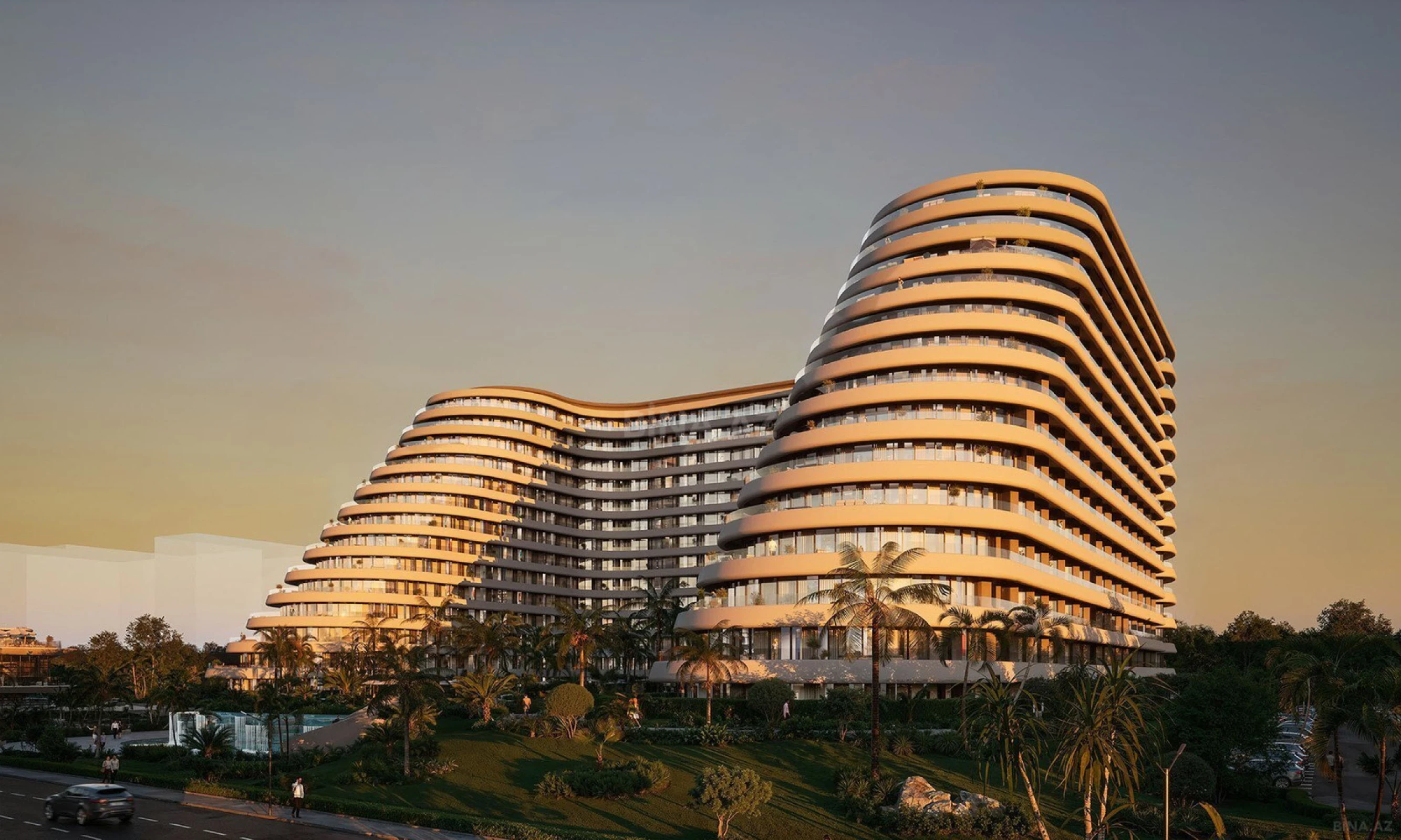 Satılır 2 otaqlı mənzil 66.8 m²