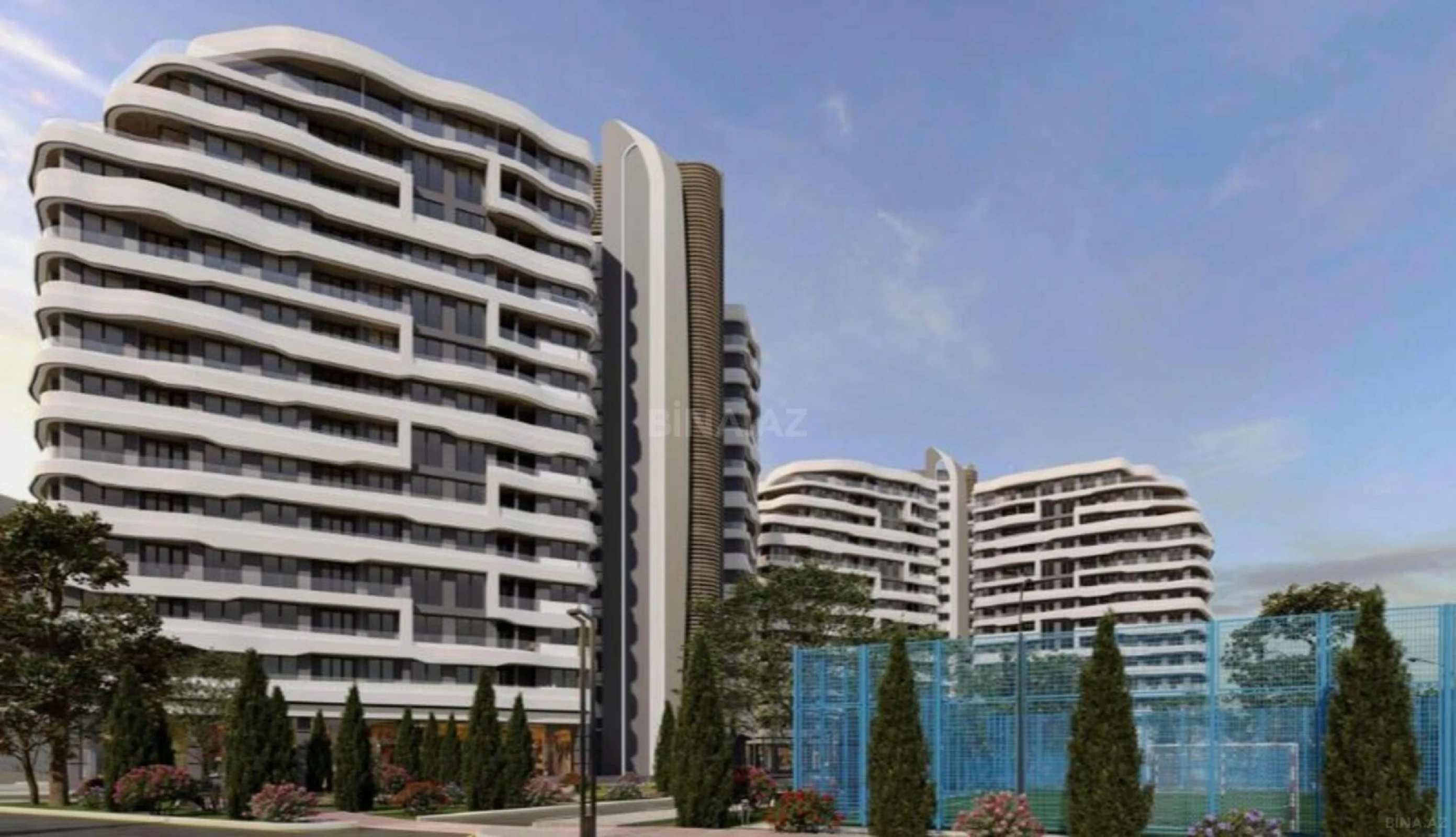Satılır 1 otaqlı mənzil 55.6 m²