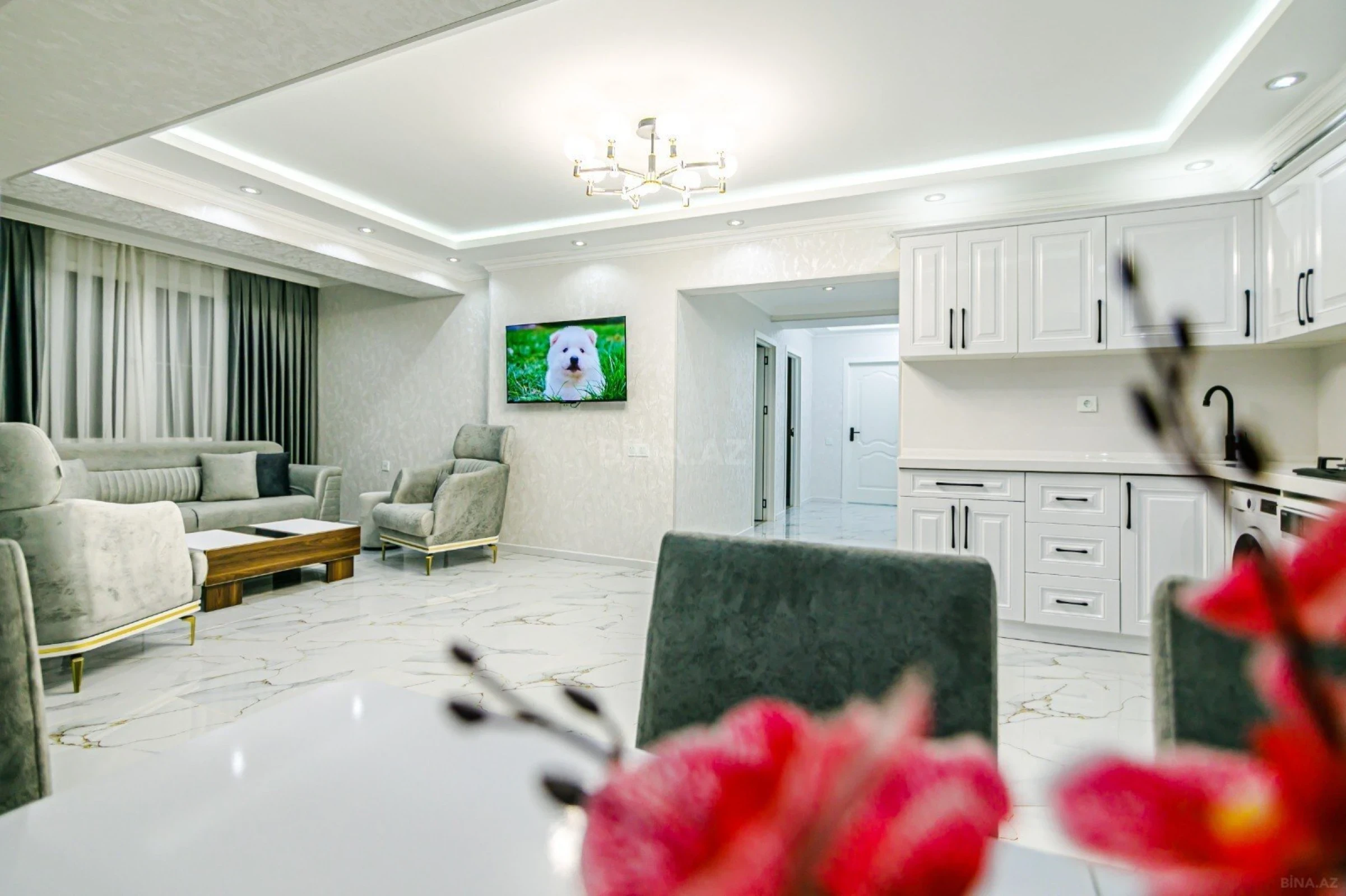 Kirayə verilir 3 otaqlı mənzil 82 m²