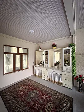 Kirayə verilir 3 otaqlı həyət evi 150 m² — Qax 3 otaq 150.00 m²