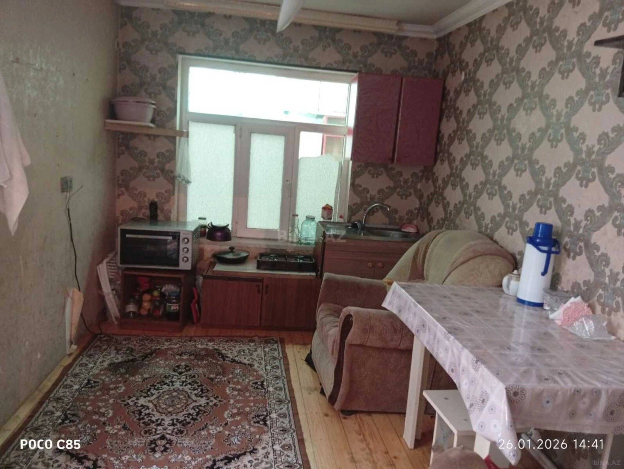 Kirayə verilir 2 otaqlı həyət evi 60 m²