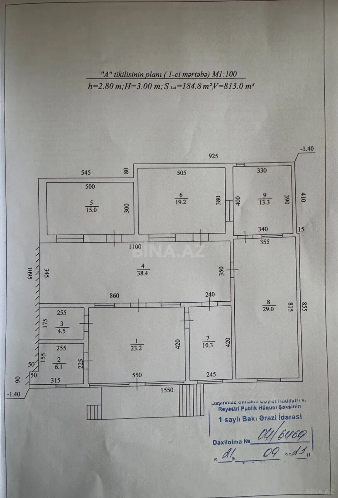 Satılır 6 otaqlı həyət evi 170 m²