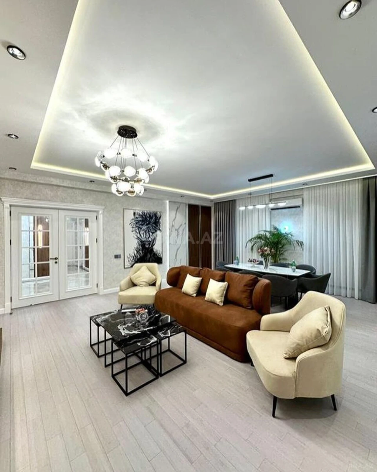 Kirayə verilir 3 otaqlı mənzil 120 m²