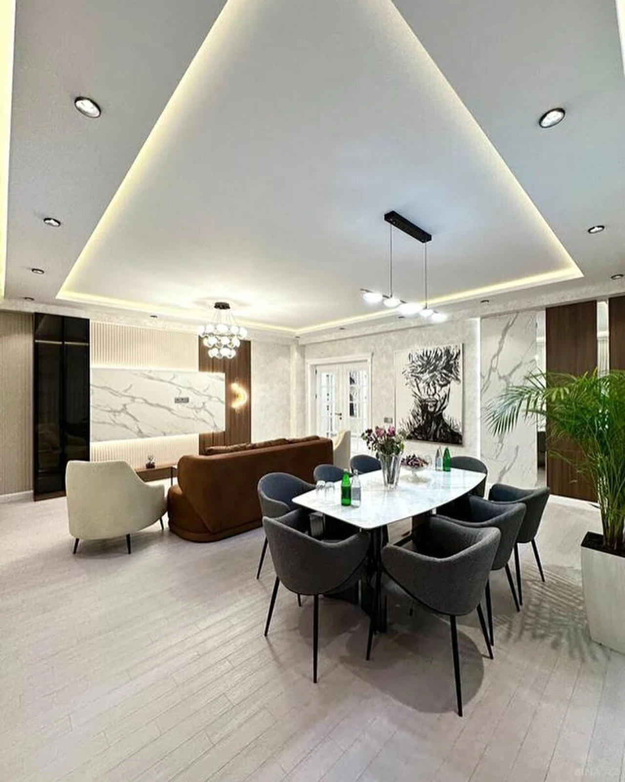 Kirayə verilir 3 otaqlı mənzil 120 m²